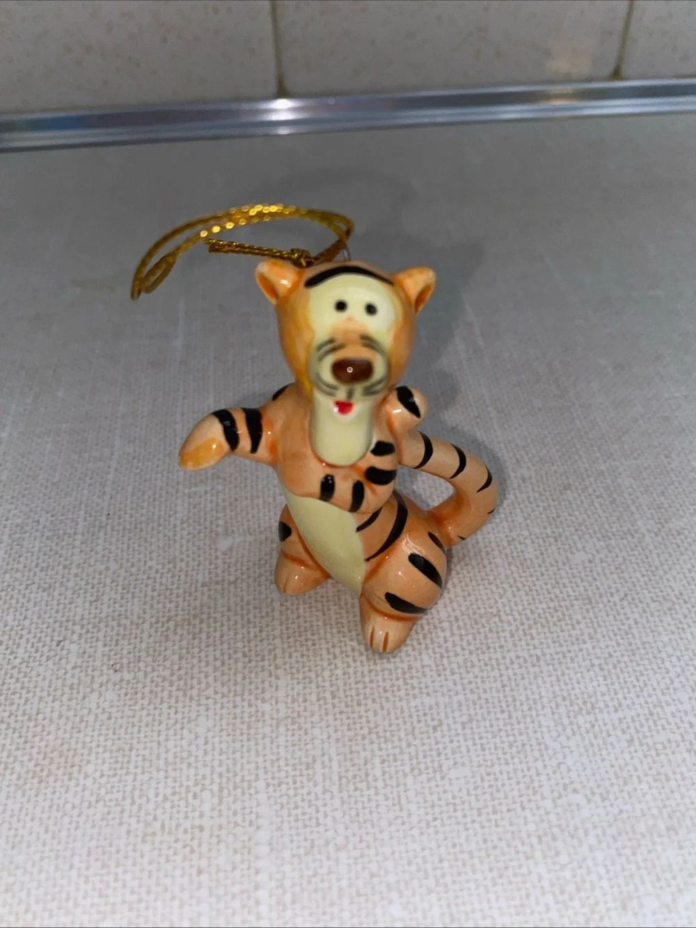 Vintage‎ Disney Japan Tigger Ceramic Figure Ornament Winnie The Pooh Collectible